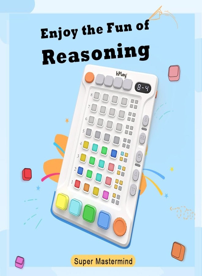 hPlay Super Mastermind Code Breaking Puzzle Game for Kids and Adults, 1-2 Players. Birthday Gift for Boys and Girls - Image 3